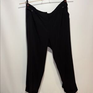 Larry Levine Black Stretch Dress Pants
